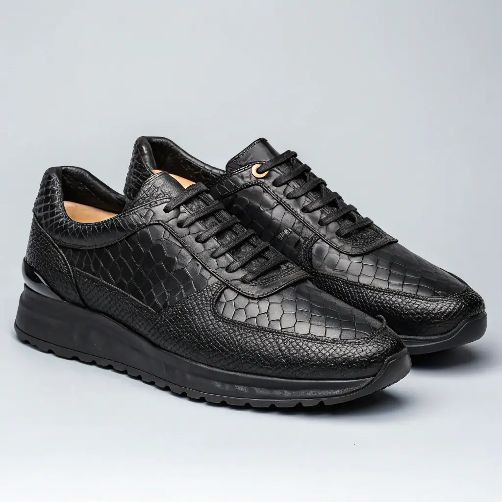 Custom Exotic Leather Sneakers