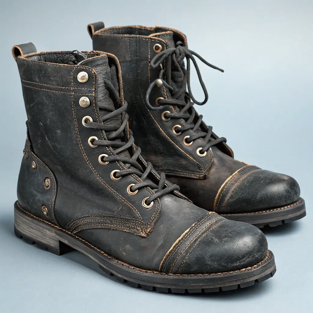 Luxury Leather Work Boots