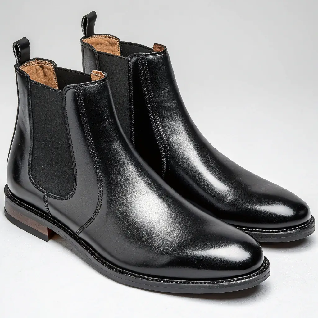 Premium Leather Chelsea Boots